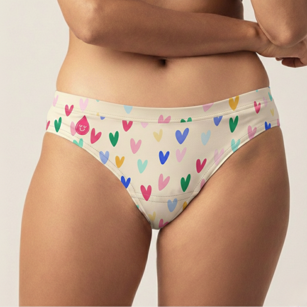 HEARTSY | We Bloom™️ Teen Period Underwear | Leak-Proof Menstrual Undies | Soft & Stylish First-Period Protection