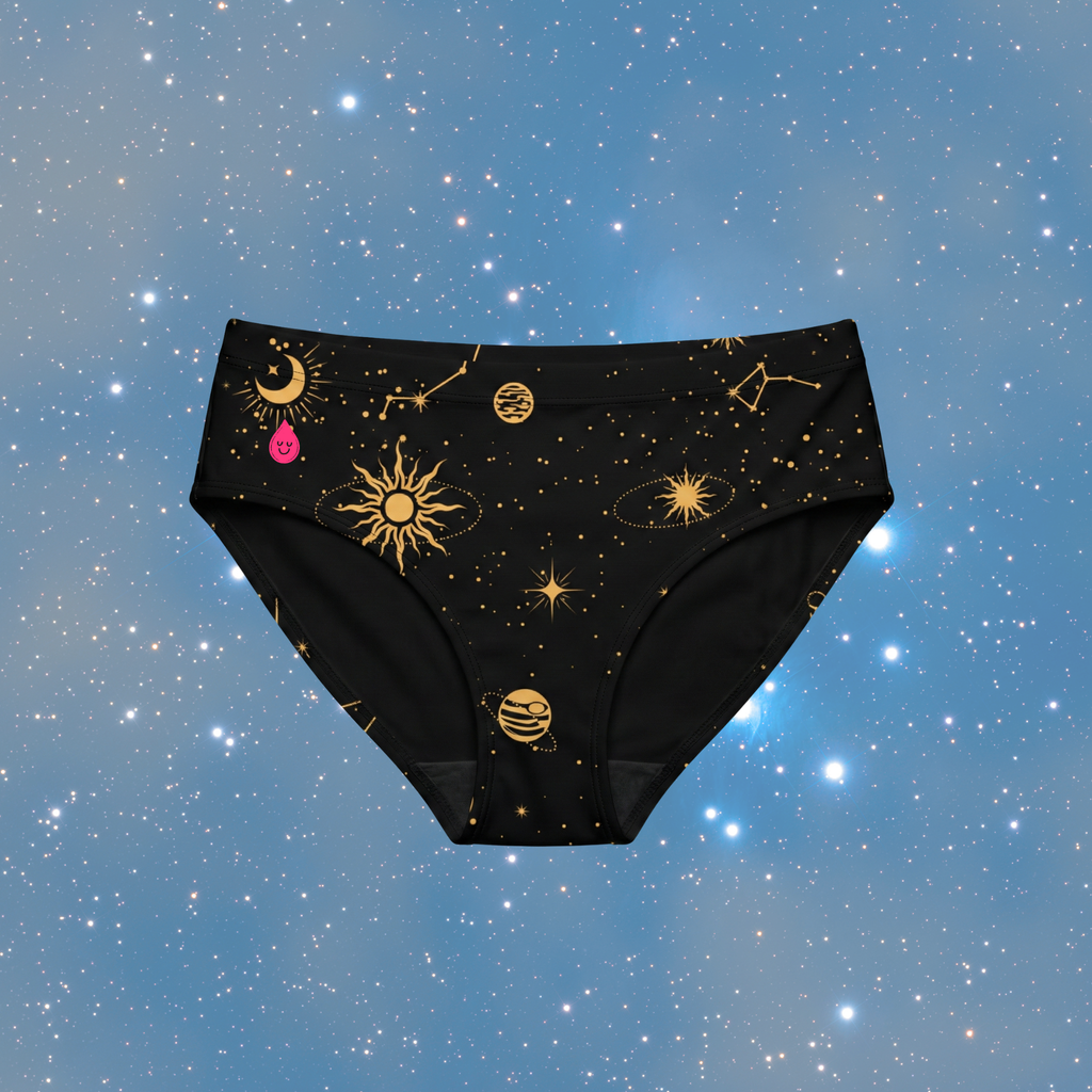 COSMIC | We Bloom™️ Teen Period Underwear | Leak-Proof Menstrual Undies | Soft & Stylish First-Period Protection
