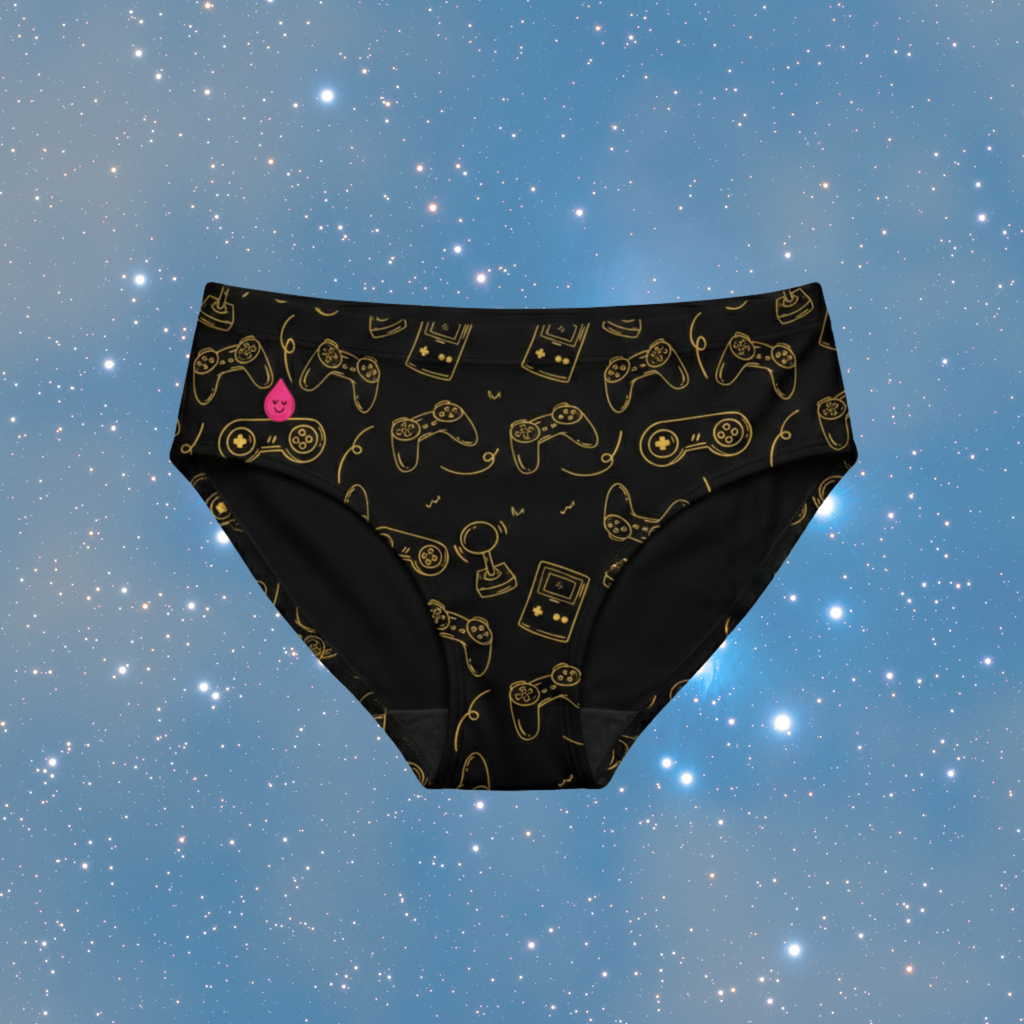 GAMER | We Bloom™️ Teen Period Underwear | Leak-Proof Menstrual Undies | Soft & Stylish First-Period Protection
